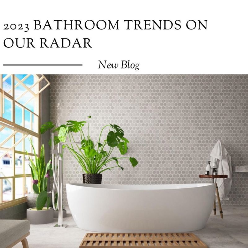 2023 Bathroom trends