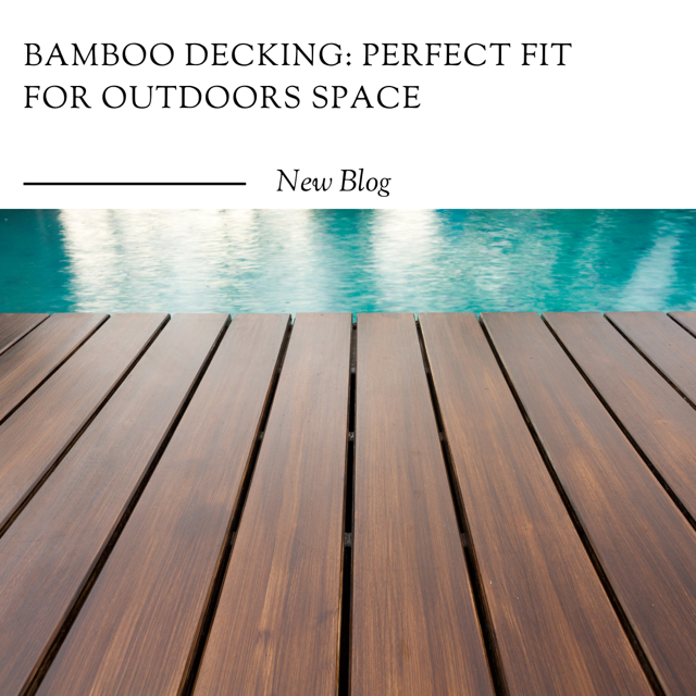 Bamboo Decking Floors for outdoor usage by Hadayat sons lahore